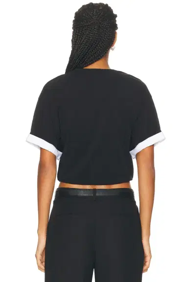 Simkhai Sutton Poplin Combo Top | Thumbnail 3