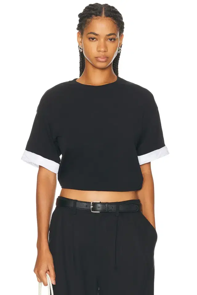 Simkhai Sutton Poplin Combo Top