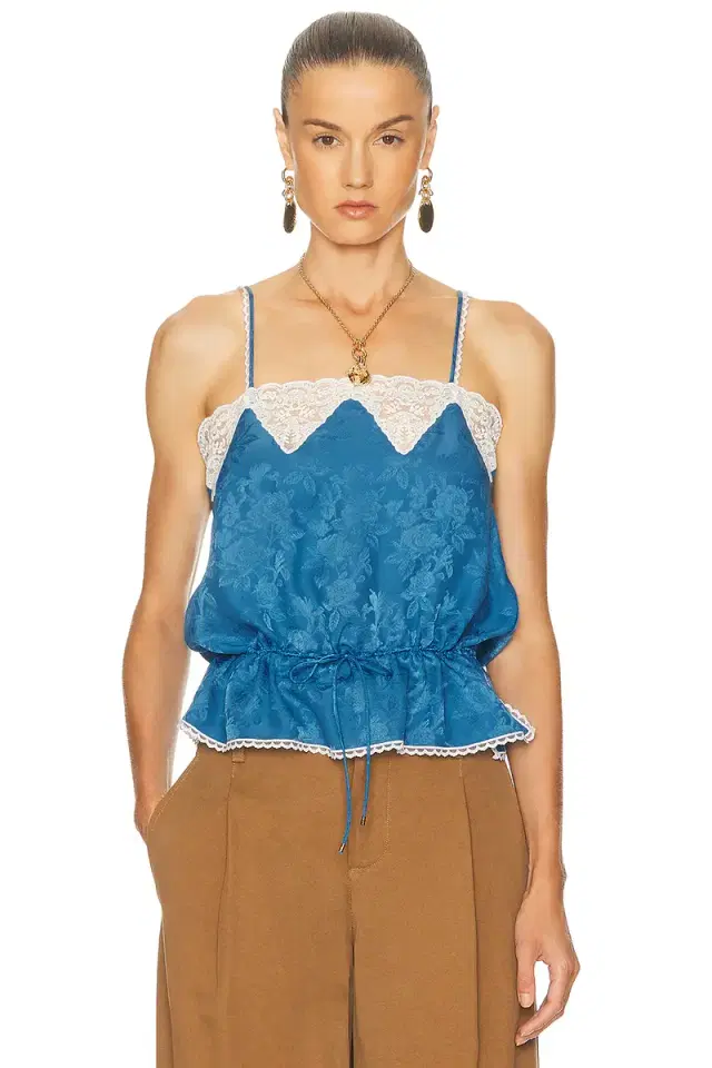 Silk Roses Jacquard Top Silk Roses Jacquard Top