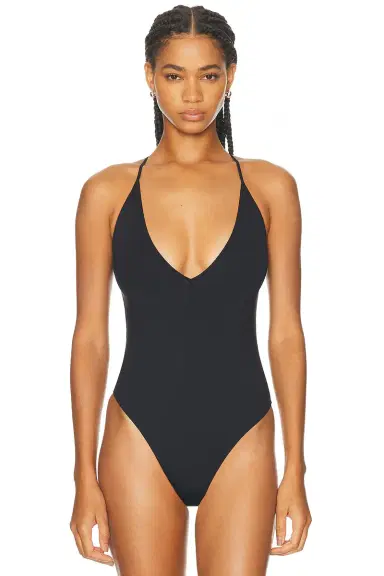 WARDROBE.NYC V-Neck Bodysuit | Thumbnail 2
