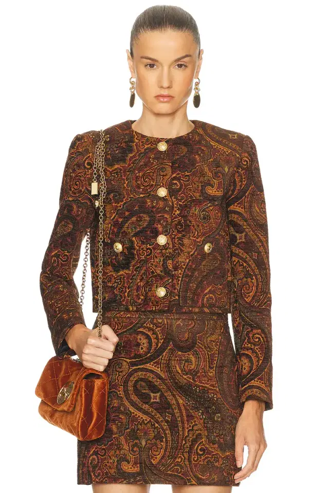 Paisley Jacquard Jacket