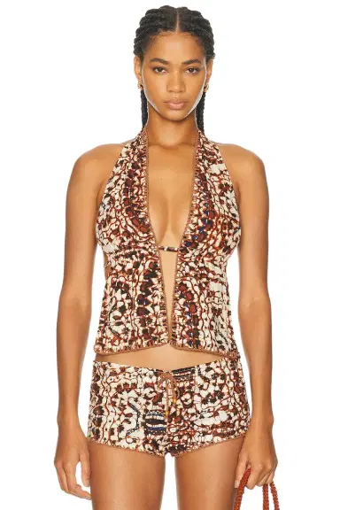 Akoia Swim Batik Open Top | Thumbnail 1