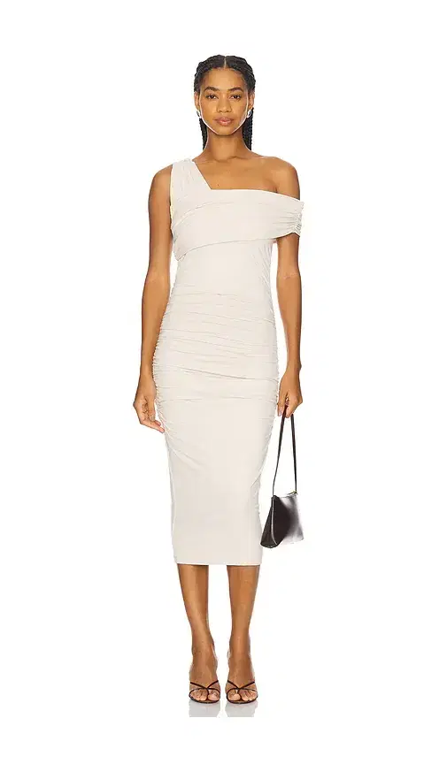 susana monaco One Arm One Shoulder Dress