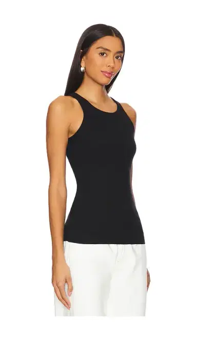 ÉTERNE High Neck Fitted Tank Top | Thumbnail 2