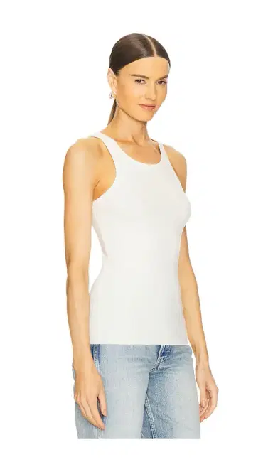 ÉTERNE High Neck Fitted Tank Top | Thumbnail 2