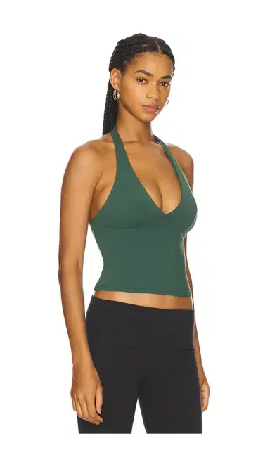 Free People x Intimately FP Still Here Halter In Pineneedle | Thumbnail 2 Free People x Intimately FP Still Here Halter In Pineneedle | Thumbnail 2