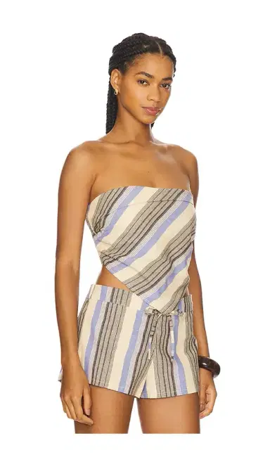 Faithfull Antibes Strapless Top | Thumbnail 2
