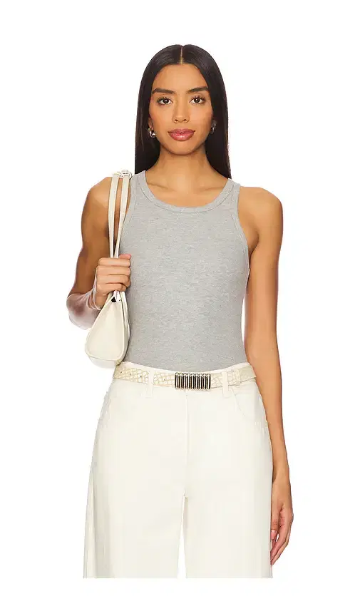 High Neck Fitted Tank Top