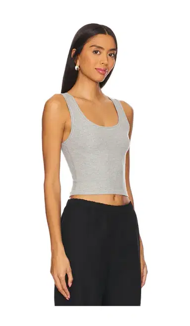ÉTERNE Square Neck Tank Top | Thumbnail 2