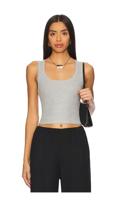 ÉTERNE Square Neck Tank Top | Thumbnail 1