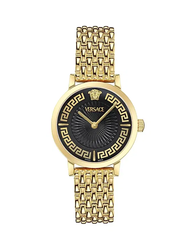 Women's Greca Fortuna Goldtone Bracelet Watch/35MM - Yellow Gold