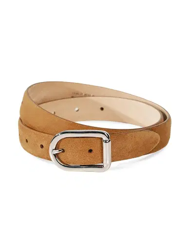 Déhanche Women's Mija Suede Belt - Caramel Silver | Thumbnail 1 Déhanche Women's Mija Suede Belt - Caramel Silver | Thumbnail 1