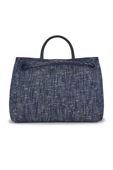 Bottega Veneta Medium Andiamo Denim Bag | Thumbnail 4 Bottega Veneta Medium Andiamo Denim Bag | Thumbnail 4