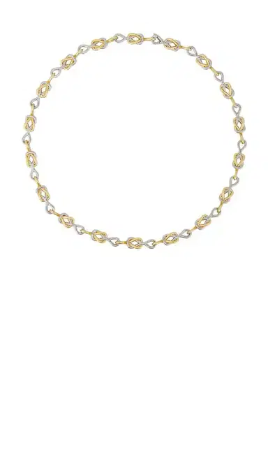 EDDIE BORGO Slipknot Link Necklace | Thumbnail 1