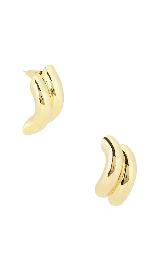 EDDIE BORGO Torsade Stud Earrings