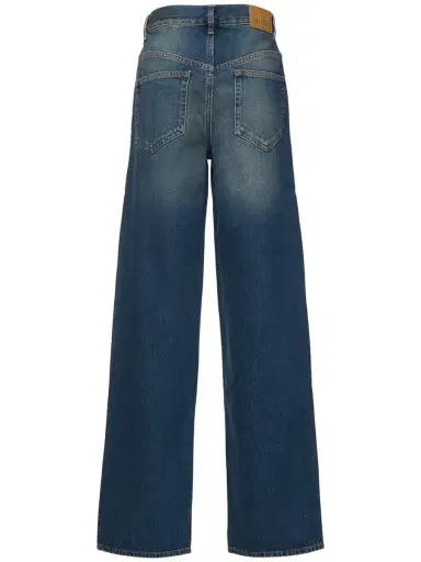 ISABEL MARANT Joanny Mid Rise Denim Wide Jeans | Thumbnail 4