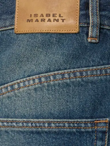 ISABEL MARANT Joanny Mid Rise Denim Wide Jeans | Thumbnail 5