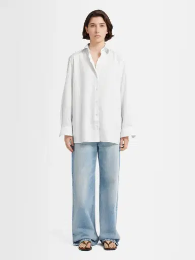 ANNAGRETA Nila Cotton Twill Shirt | Thumbnail 2