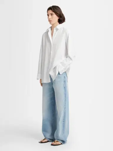 ANNAGRETA Nila Cotton Twill Shirt | Thumbnail 3