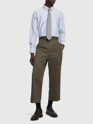 THOM BROWNE Straight Fit Button Down Shirt | Thumbnail 2