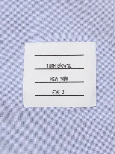 THOM BROWNE Straight Fit Button Down Shirt | Thumbnail 4