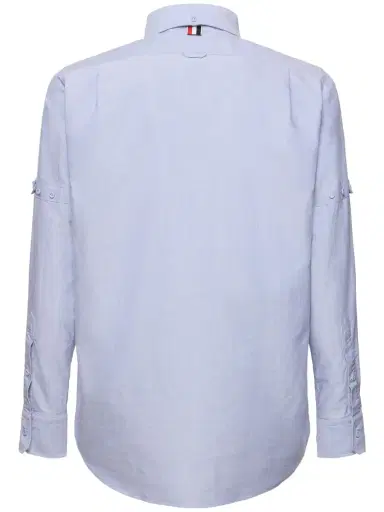 THOM BROWNE Straight Fit Button Down Shirt | Thumbnail 5