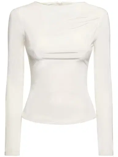 16ARLINGTON Nubria Velvet Long Sleeve Crop Top | Thumbnail 1