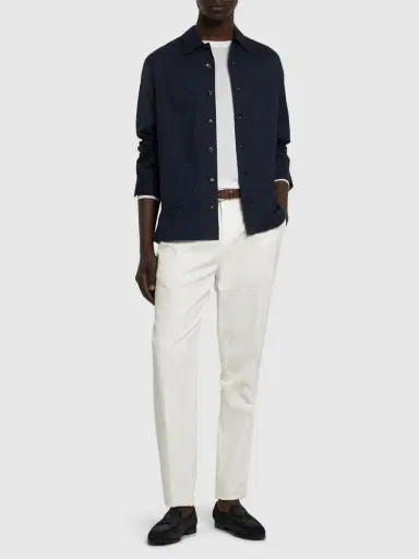 BRUNELLO CUCINELLI Cotton Twill Overshirt | Thumbnail 2