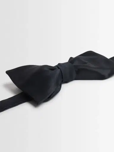 BRUNELLO CUCINELLI Duchesse Satin Bow Tie | Thumbnail 2