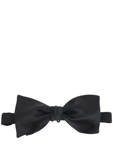 BRUNELLO CUCINELLI Duchesse Satin Bow Tie | Thumbnail 1