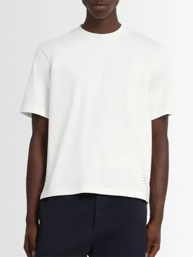 THOM BROWNE Oversized Cotton T-shirt | Thumbnail 3