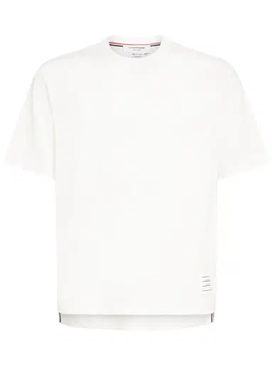 THOM BROWNE Oversized Cotton T-shirt | Thumbnail 1