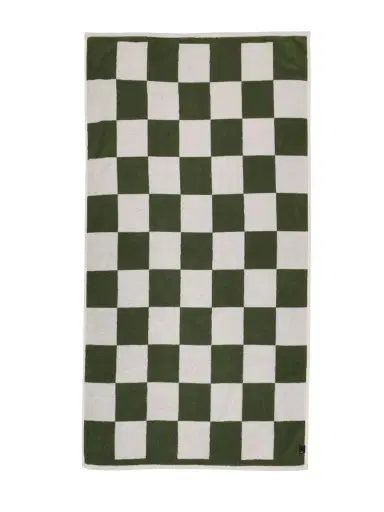 HAY Check Cotton Bath Towel | Thumbnail 1
