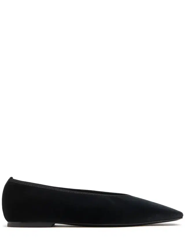 10mm Minimalist Velvet Ballerina Flats