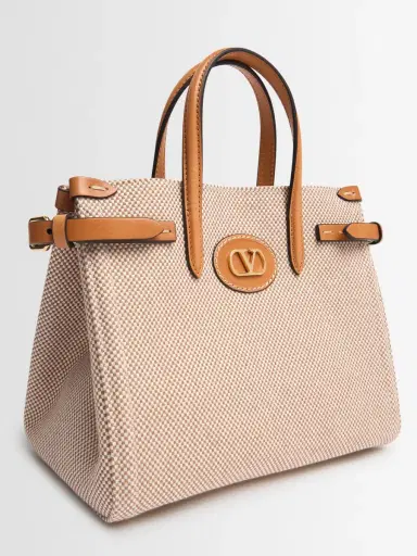 VALENTINO GARAVANI Small Antibes Canvas Top Handle Bag | Thumbnail 4 VALENTINO GARAVANI Small Antibes Canvas Top Handle Bag | Thumbnail 4
