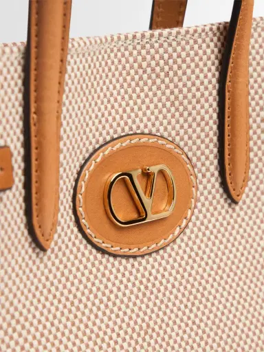 VALENTINO GARAVANI Small Antibes Canvas Top Handle Bag | Thumbnail 5 VALENTINO GARAVANI Small Antibes Canvas Top Handle Bag | Thumbnail 5