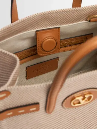 VALENTINO GARAVANI Small Antibes Canvas Top Handle Bag | Thumbnail 7 VALENTINO GARAVANI Small Antibes Canvas Top Handle Bag | Thumbnail 7