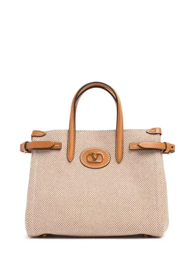 VALENTINO GARAVANI Small Antibes Canvas Top Handle Bag | Thumbnail 1 VALENTINO GARAVANI Small Antibes Canvas Top Handle Bag | Thumbnail 1