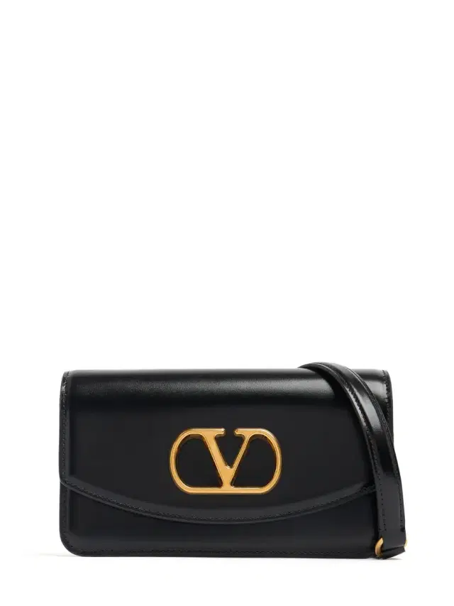 Small Shiny Leather Clutch