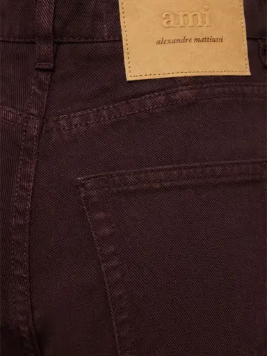 AMI PARIS Flared High Rise Twill Jeans | Thumbnail 5
