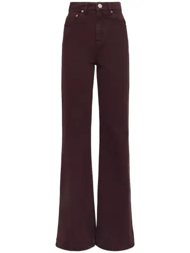 AMI PARIS Flared High Rise Twill Jeans | Thumbnail 1