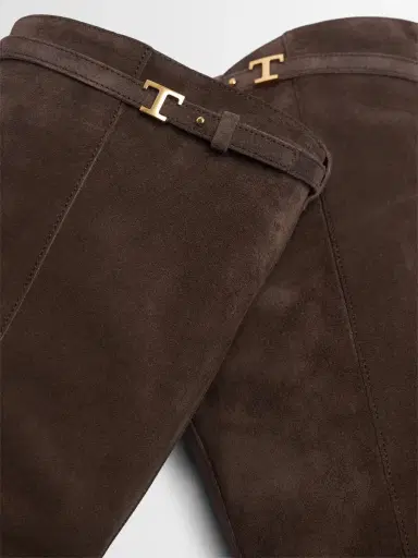 TOD'S 20mm Suede High Boots | Thumbnail 5