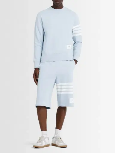 THOM BROWNE Cotton Jersey Logo Sweatshirt | Thumbnail 2