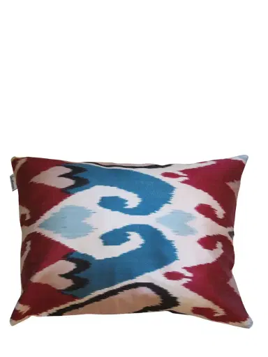LES OTTOMANS Cotton & Silk Cushion | Thumbnail 1