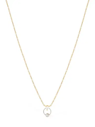 DELFINA DELETTREZ Two-in-one Small Diamond Necklace | Thumbnail 1 DELFINA DELETTREZ Two-in-one Small Diamond Necklace | Thumbnail 1
