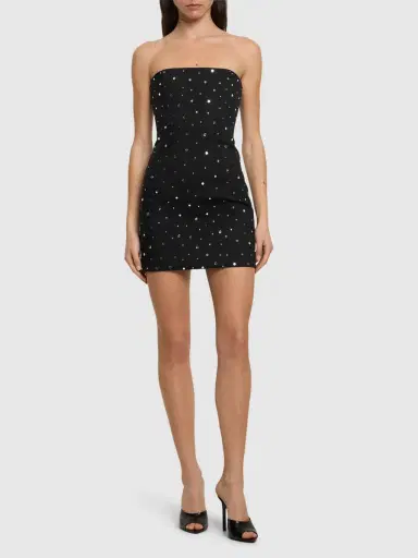 GIUSEPPE DI MORABITO Embellished Strapless Mini Dress | Thumbnail 2