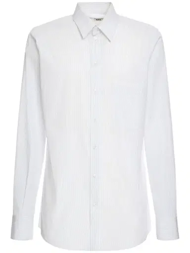 DOLCE & GABBANA Striped Cotton Poplin Shirt | Thumbnail 1