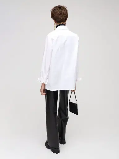 MATÉRIEL Faux Leather Straight Pants | Thumbnail 3