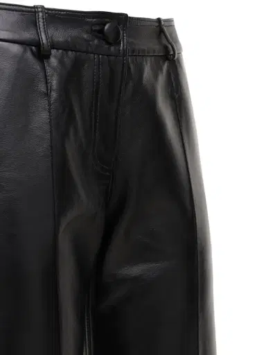 MATÉRIEL Faux Leather Straight Pants | Thumbnail 4