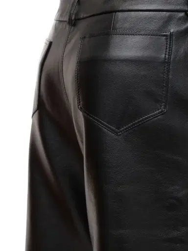 MATÉRIEL Faux Leather Straight Pants | Thumbnail 7